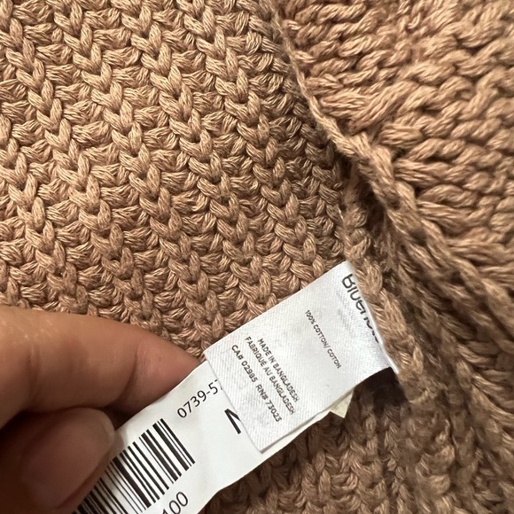 Chunky sweater vest 100% cotton size M - Picture 3 of 3